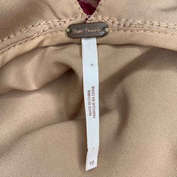 Free People Night Shimmers Mini Dress size 10 - Picture 5 of 6